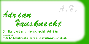 adrian hausknecht business card